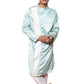 Fabriq by FFACE Traditional Indian Kurta, Light Blue Satin-Silk, Embroidered Detailing