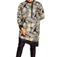 Fabriq by FFACE Checkered Patterned Long Kurta, Black and White, Asymmetrical