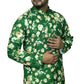 Fabriq by FFACE Floral Print Kurta for Men, Green