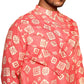 Fabriq by FFACE Traditional Indian Style Printed Kurta Robe, Red