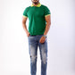Men's Green Cotton Polo Shirt – Classic Short Sleeve Collared tee for Casual & Formal wear, Breathable Soft Fabric, Slim/Regular fit, Timeless Style for Work, Golf, Travel