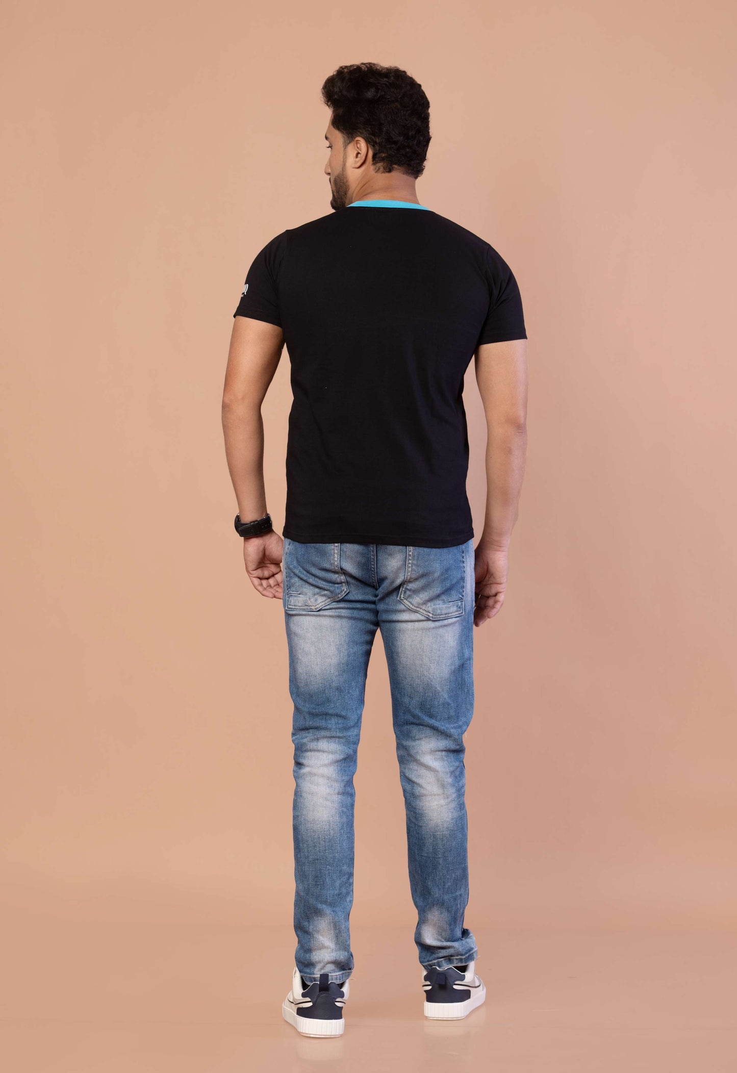 Men's Black Cotton Polo Shirt – Classic Short Sleeve Collared tee for Casual &amp; Formal wear, Breathable Soft Fabric, Slim/Regular fit, Timeless Style for Work, Golf, Travel