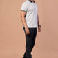 Men's Grey Cotton Polo Shirt – Classic Short Sleeve Collared tee for Casual & Formal wear, Breathable Soft Fabric, Slim/Regular fit, Timeless Style for Work, Golf, Travel