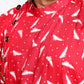Fabriq by FFACE Men's Festive Christmas Print Shirt, Red and White Pattern, Full Sleeves