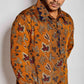 Fabriq by FFACE Floral Print Kurta, Multi-Colour Mustard, Cotton