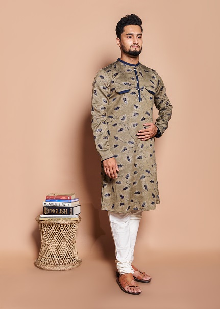 Mock double pocket kurta